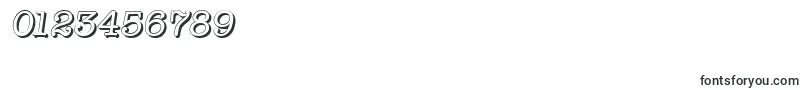 TypewritershadowItalic Font – Fonts for Numbers and Digits