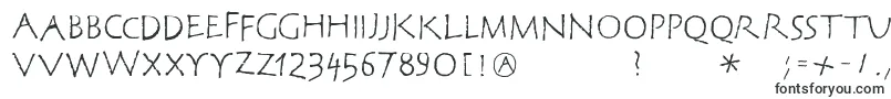 Corrodetclassicaps-fontti – Alkavat C:lla olevat fontit