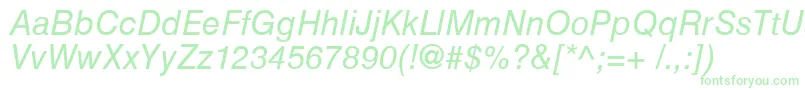 HelveticaCyrillicInclined Font – Green Fonts