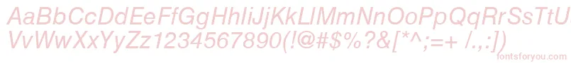 HelveticaCyrillicInclined Font – Pink Fonts