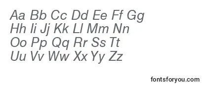 HelveticaCyrillicInclined Font