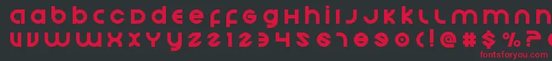 Echostationtitle Font – Red Fonts on Black Background