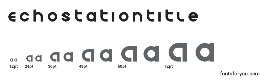 Echostationtitle Font Sizes