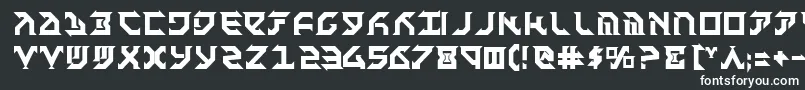 FantazianBold-fontti – valkoiset fontit