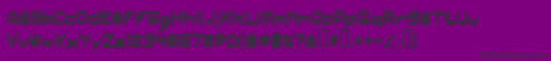 フォントField – 紫の背景に黒い文字