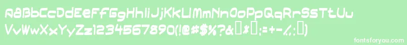 フォントField – 緑の背景に白い文字