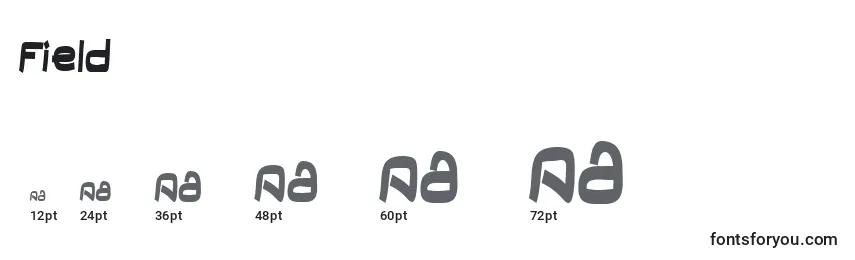 Field Font Sizes