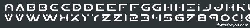Planetxexpand Font – White Fonts on Black Background