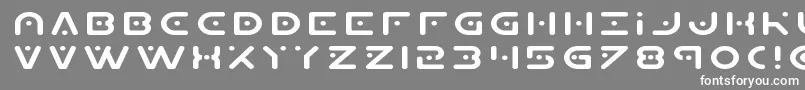 Planetxexpand Font – White Fonts on Gray Background