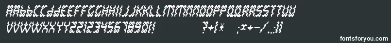 Whitelake Font – White Fonts on Black Background