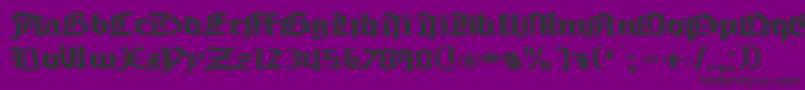 GoodcitymodernPlainExPlain Font – Black Fonts on Purple Background