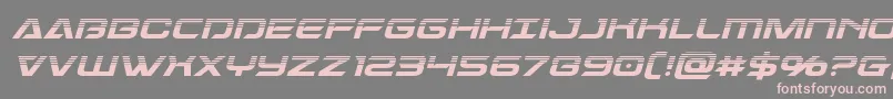Dameronhalfital Font – Pink Fonts on Gray Background