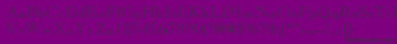 Nelsieopenface Font – Black Fonts on Purple Background