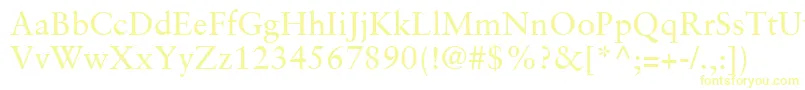 SabonLtRoman Font – Yellow Fonts