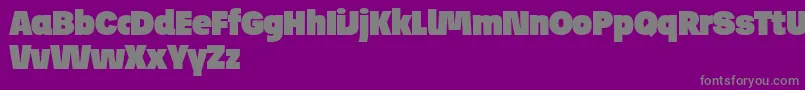 JosefReducedUltra Font – Gray Fonts on Purple Background