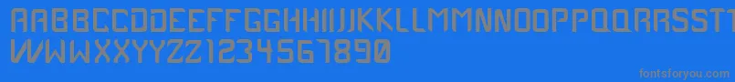 フォントCase1979 – 青い背景に灰色の文字