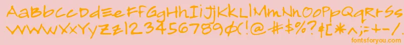 More about Lehn193 Font Lehn193 Font – Orange Fonts on Pink Background