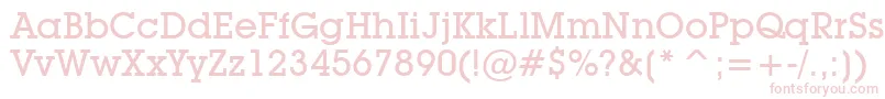 フォントLubalinGraphMediumBt – ピンクのフォント