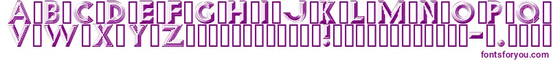 フォントReverb – 紫色のフォント