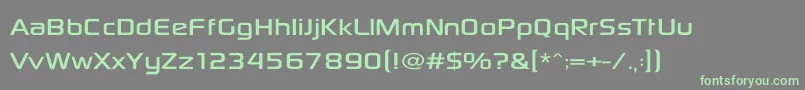 SonySketchEf Font – Green Fonts on Gray Background