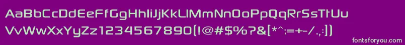 Шрифт SonySketchEf – зелёные шрифты на фиолетовом фоне