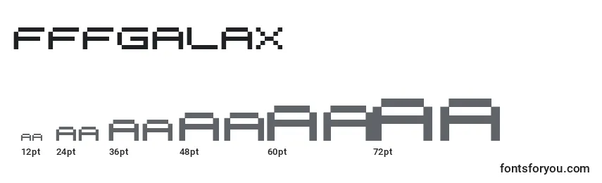 Fffgalax Font Sizes