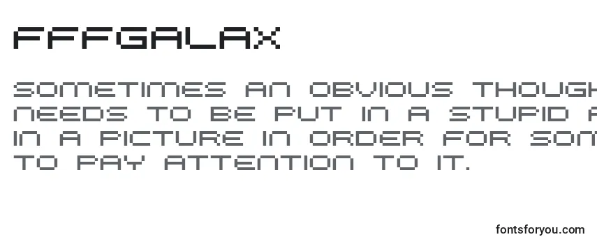 Review of the Fffgalax Font