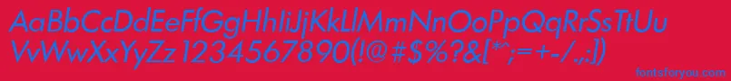 More about LimerickserialItalic Font LimerickserialItalic Font – Blue Fonts on Red Background