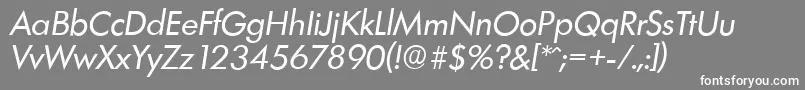 Подробнее о шрифте LimerickserialItalic Шрифт LimerickserialItalic – белые шрифты на сером фоне