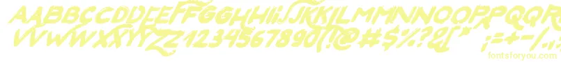 SanFranciscoItalic Font – Yellow Fonts