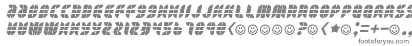 Eatyourheartout Font – Gray Fonts on White Background