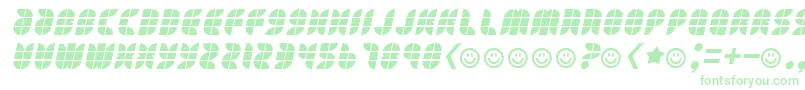 Шрифт Eatyourheartout – зелёные шрифты