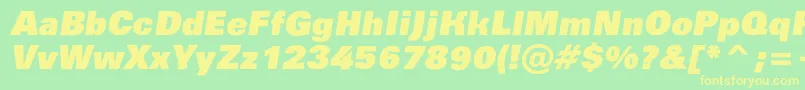 More about AGroticroughxbkobl Font AGroticroughxbkobl Font – Yellow Fonts on Green Background