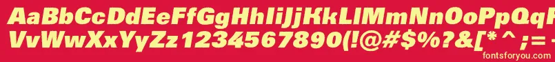 More about AGroticroughxbkobl Font AGroticroughxbkobl Font – Yellow Fonts on Red Background