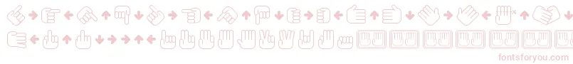 AllMyHands Font – Pink Fonts