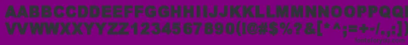 KeskiyonLumisade Font – Black Fonts on Purple Background