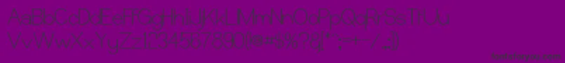 Шрифт Castor – чёрные шрифты на фиолетовом фоне