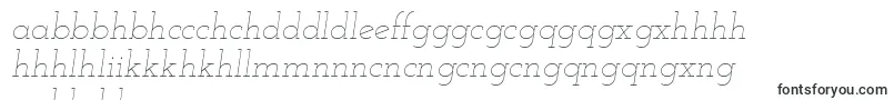 Josefinslab Thinitalic Font – Zulu Fonts
