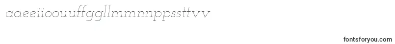 Шрифт Josefinslab Thinitalic – самоанские шрифты