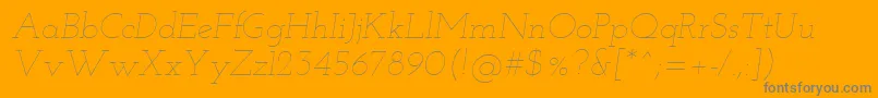 Подробнее о шрифте Josefinslab Thinitalic Шрифт Josefinslab Thinitalic – серые шрифты на оранжевом фоне