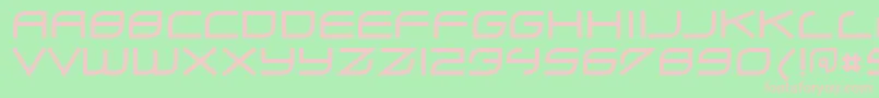 Zero ffy Font – Pink Fonts on Green Background