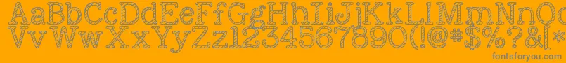 More about Kgnexttomesketched Font Kgnexttomesketched Font – Gray Fonts on Orange Background