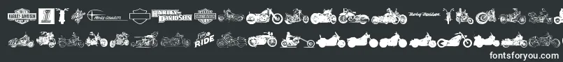 HarleyDavidson Font – White Fonts