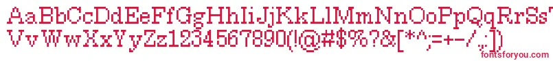 MillenniumRegular0 Font – Red Fonts