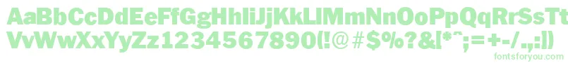 PlymouthserialBlackRegular Font – Green Fonts on White Background