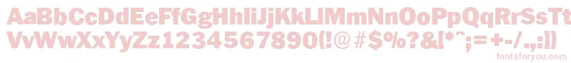 PlymouthserialBlackRegular Font – Pink Fonts on White Background