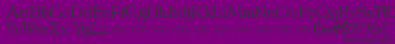 EchedoPersonaluse Font – Black Fonts on Purple Background