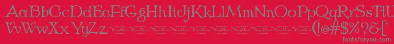 More about EchedoPersonaluse Font EchedoPersonaluse Font – Gray Fonts on Red Background