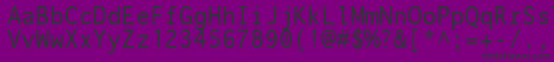 Onuava ffy Font – Black Fonts on Purple Background