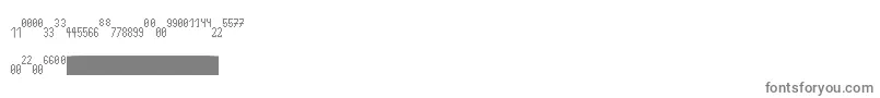 FractionssQwerty-Schriftart – Graue Schriften auf weißem Hintergrund